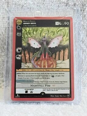 Sealed Mint 2021 Jersey Devil Rare Holo Metazoo PROMO Card!!